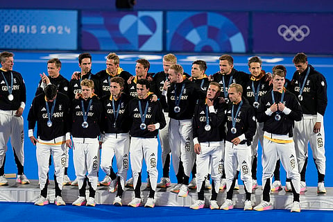 Men's field hockey silver medal winners of Germany